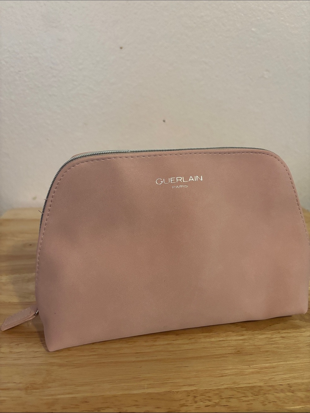 GUERLAIN Blush Pink Cosmetic Bag